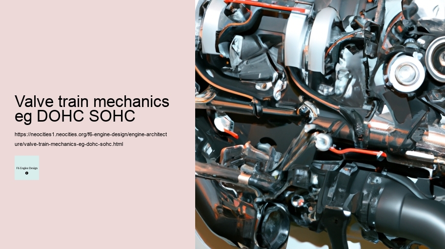 Valve train mechanics eg DOHC SOHC