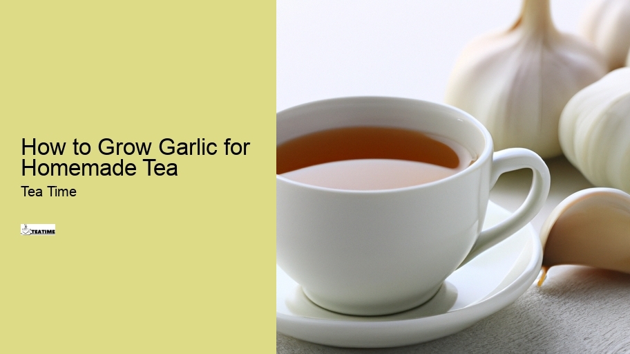 How to Grow Garlic for Homemade Tea